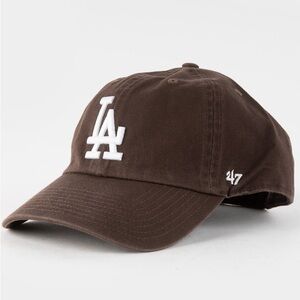 [GENTLY USED] '47 Los Angeles Dodgers Brown Clean Up Adjustable Hat